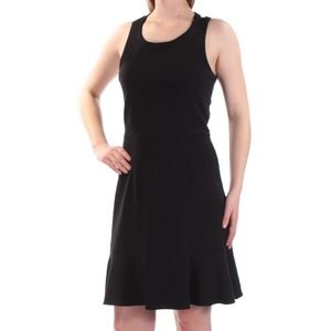 BAR III Womens Black Sleeveless‎ Above The Knee Fit + Flare Dress Small NWT $79